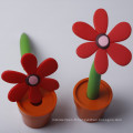 Vente chaude promotionnel en plastique Sun Flower stylos avec Pot